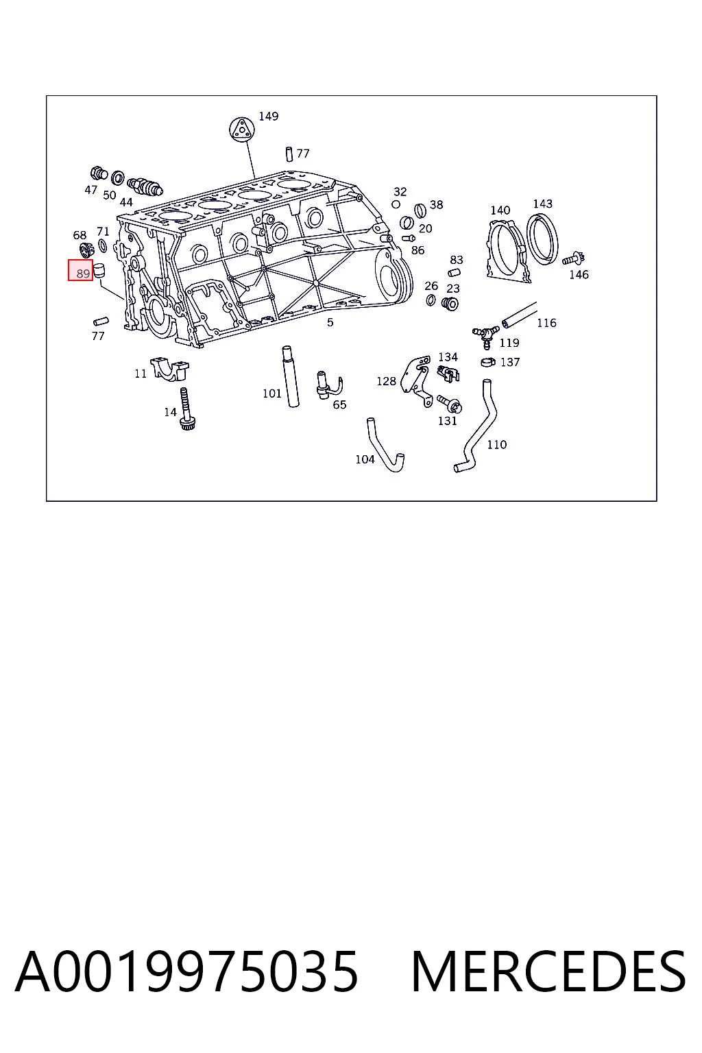A0019975035 Mercedes