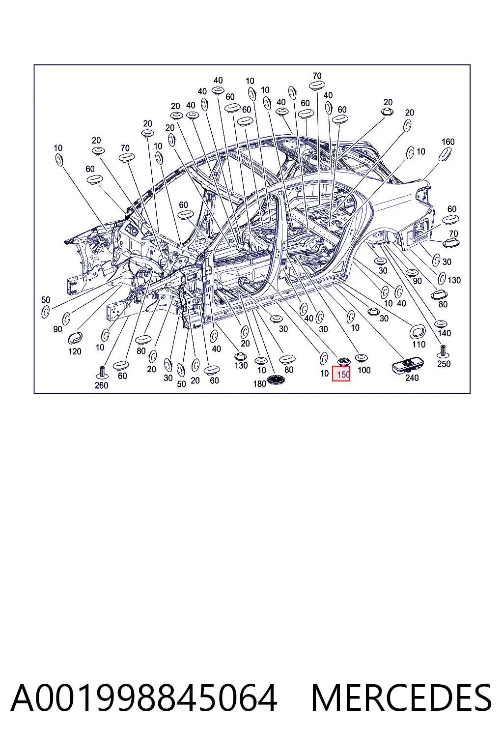  Tampa de tanque de fluido para lavador Mercedes E sedan (W211) (2002 - 2008) 