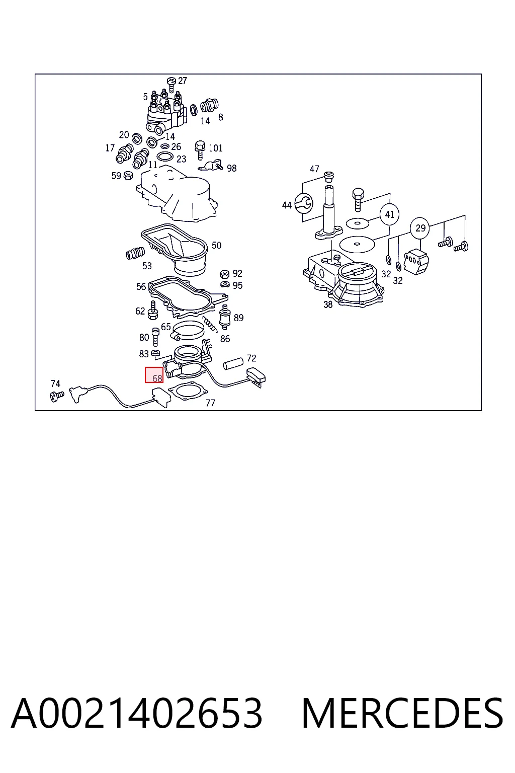 A0021402653 Mercedes