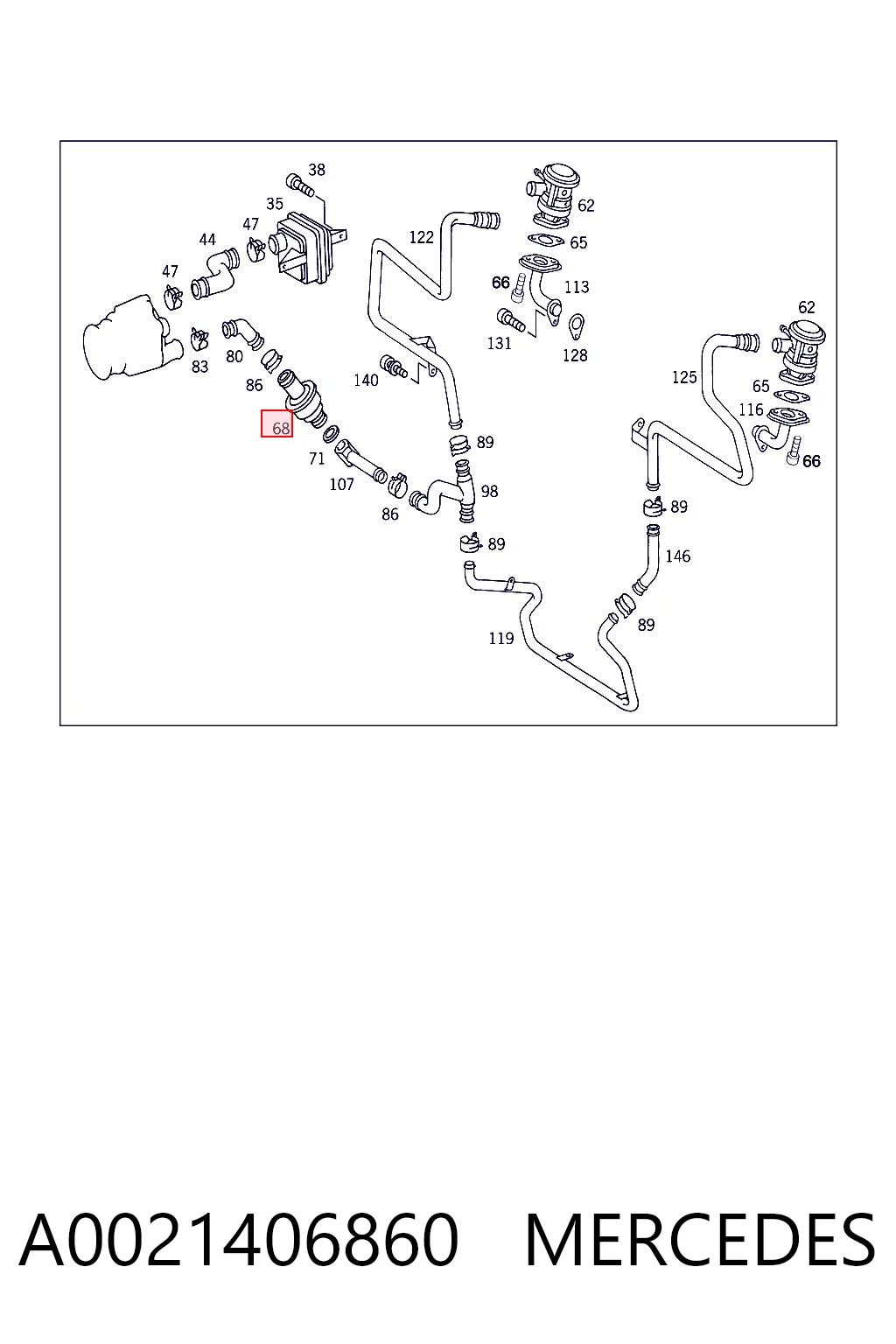 A0021406860 Mercedes