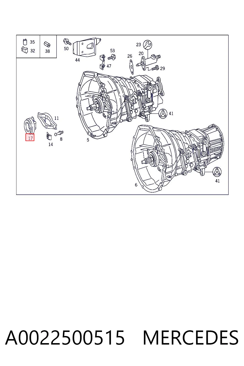 A0022500515 Mercedes
