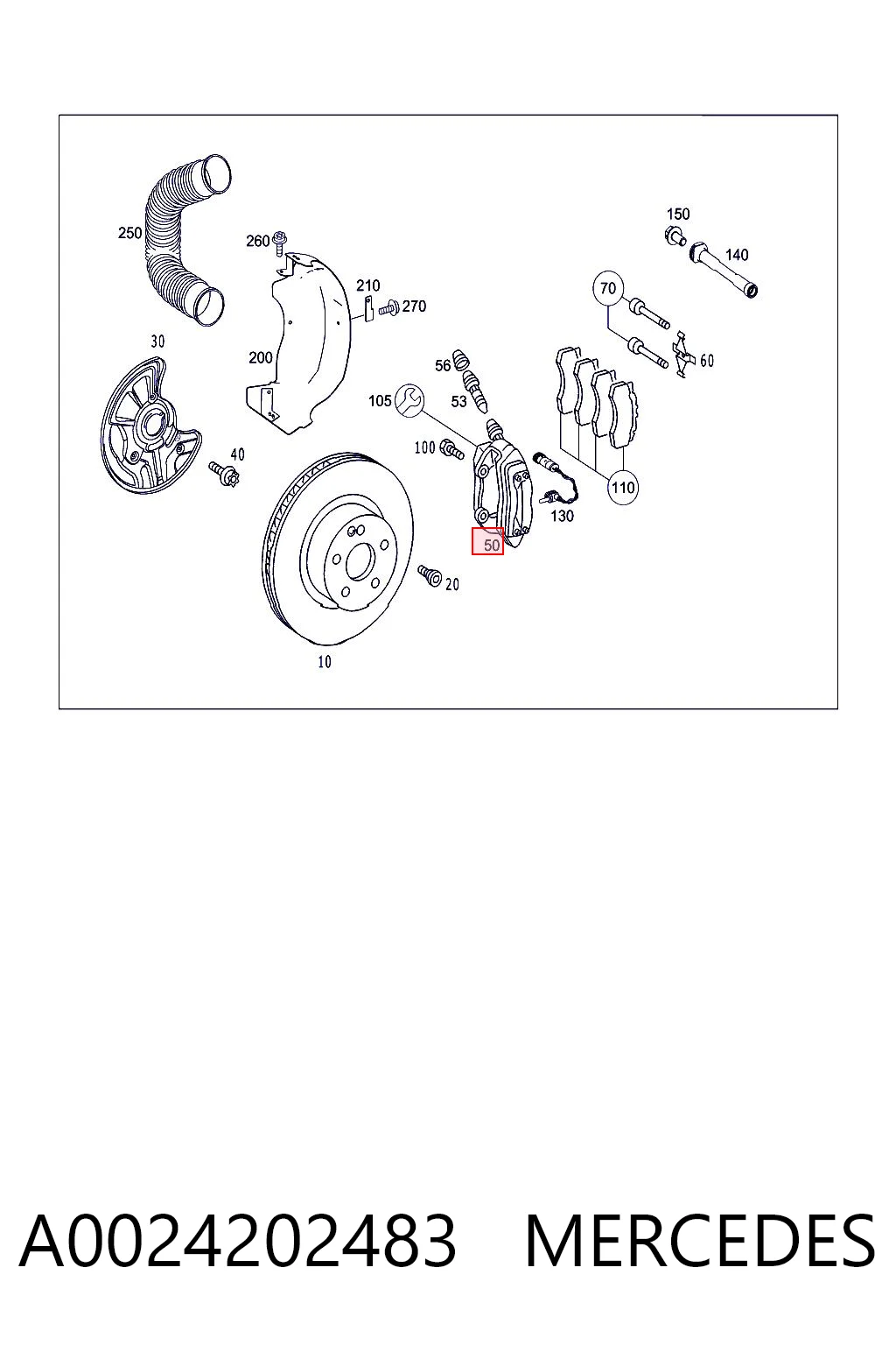 A0024202483 Mercedes