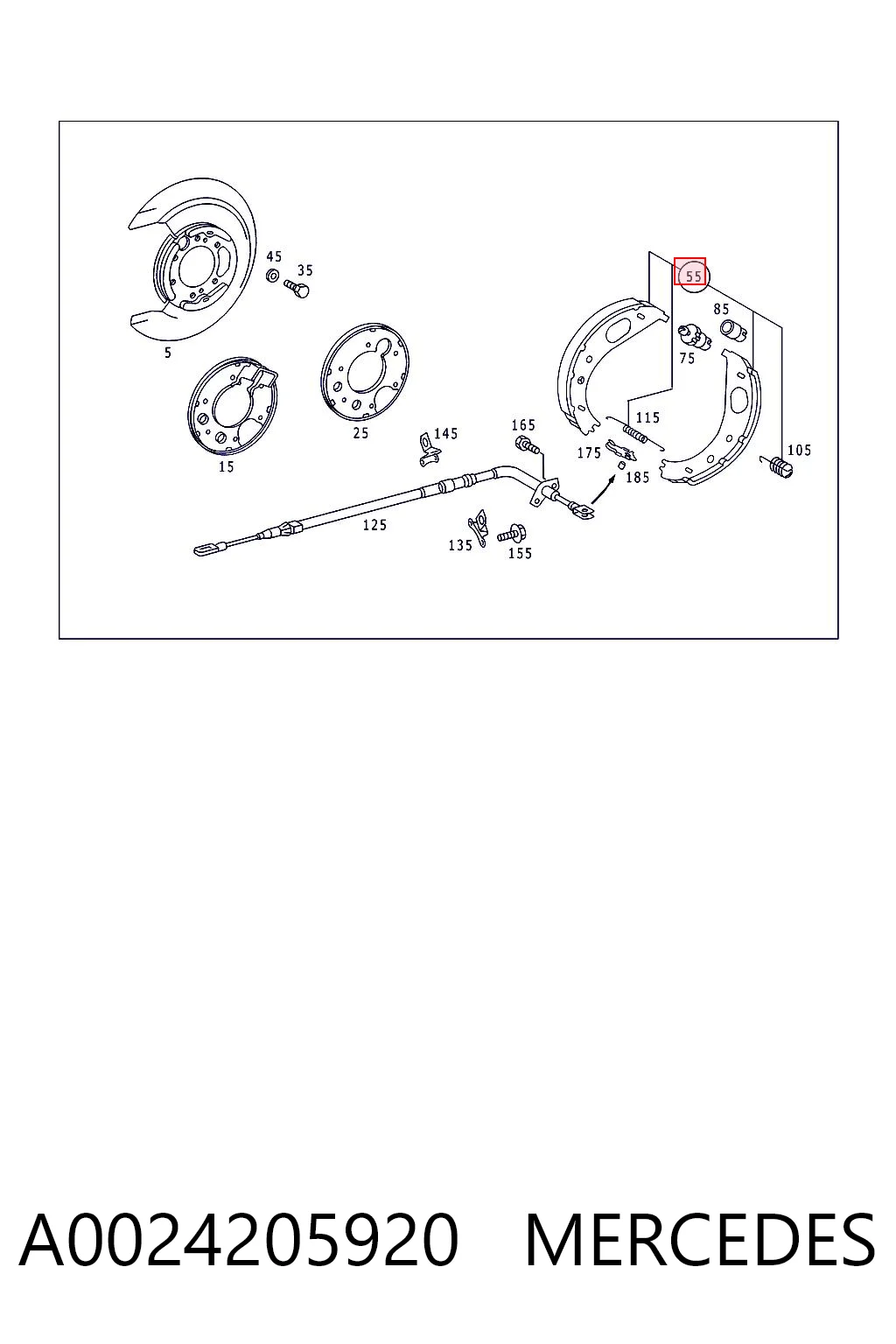 A0024205920 Mercedes