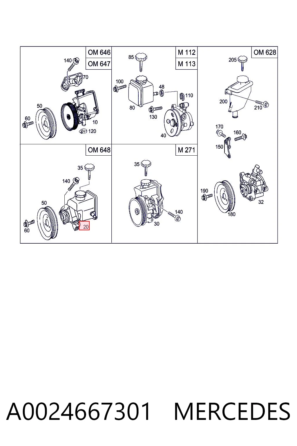 A0024667301 Mercedes