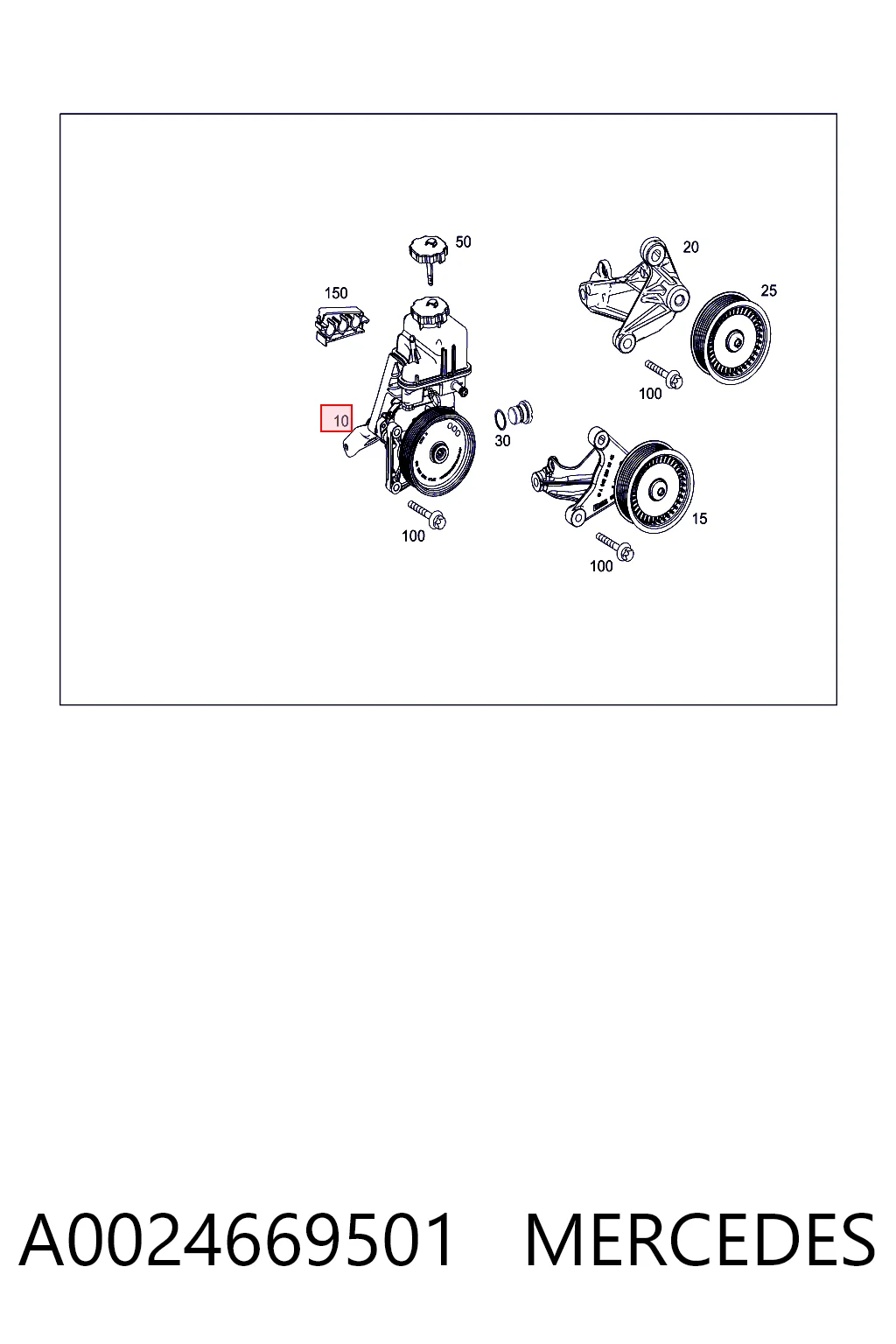 A0024669501 Mercedes