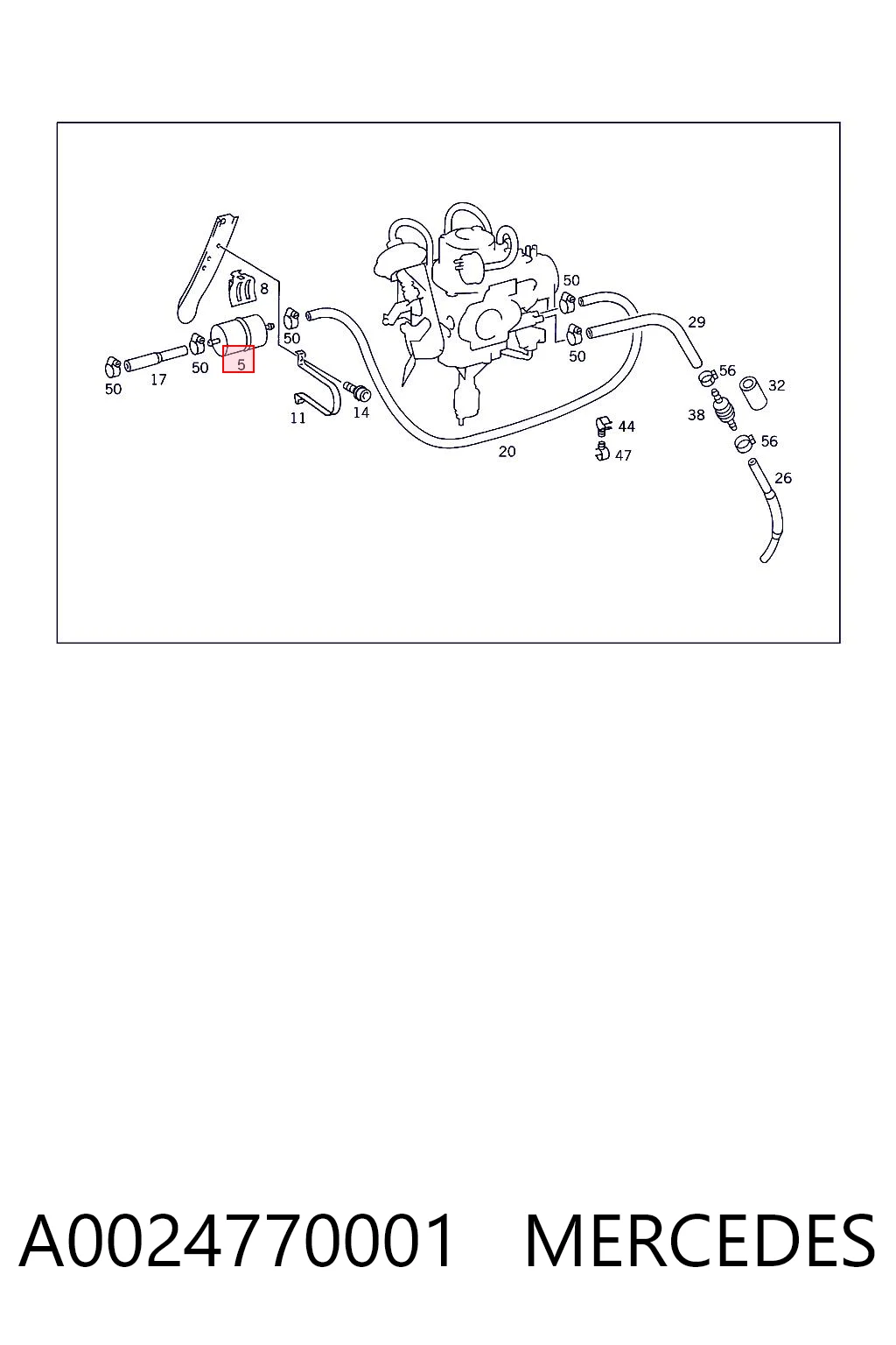 A0024770001 Mercedes