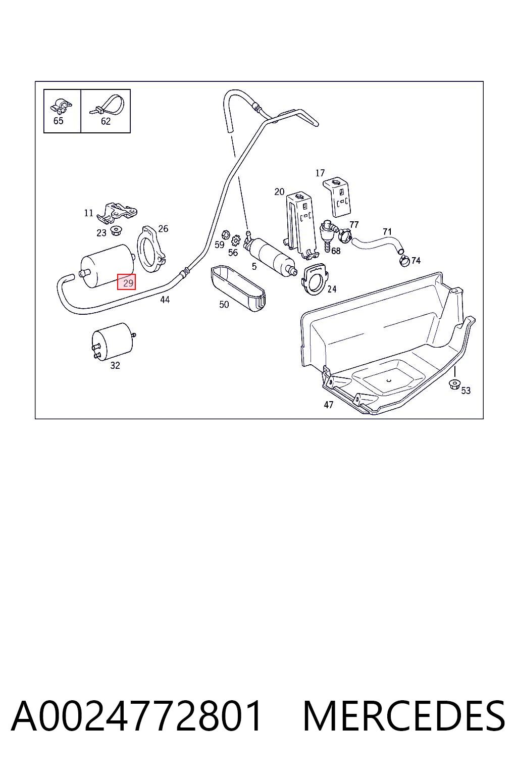A0024772801 Mercedes