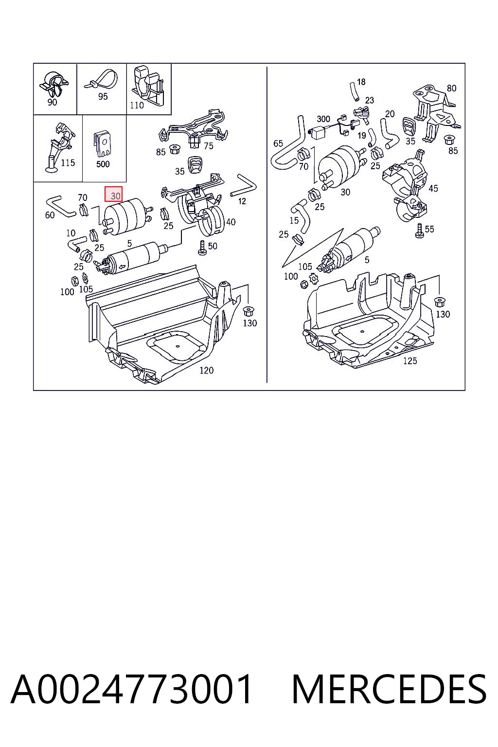 A0024773001 Mercedes