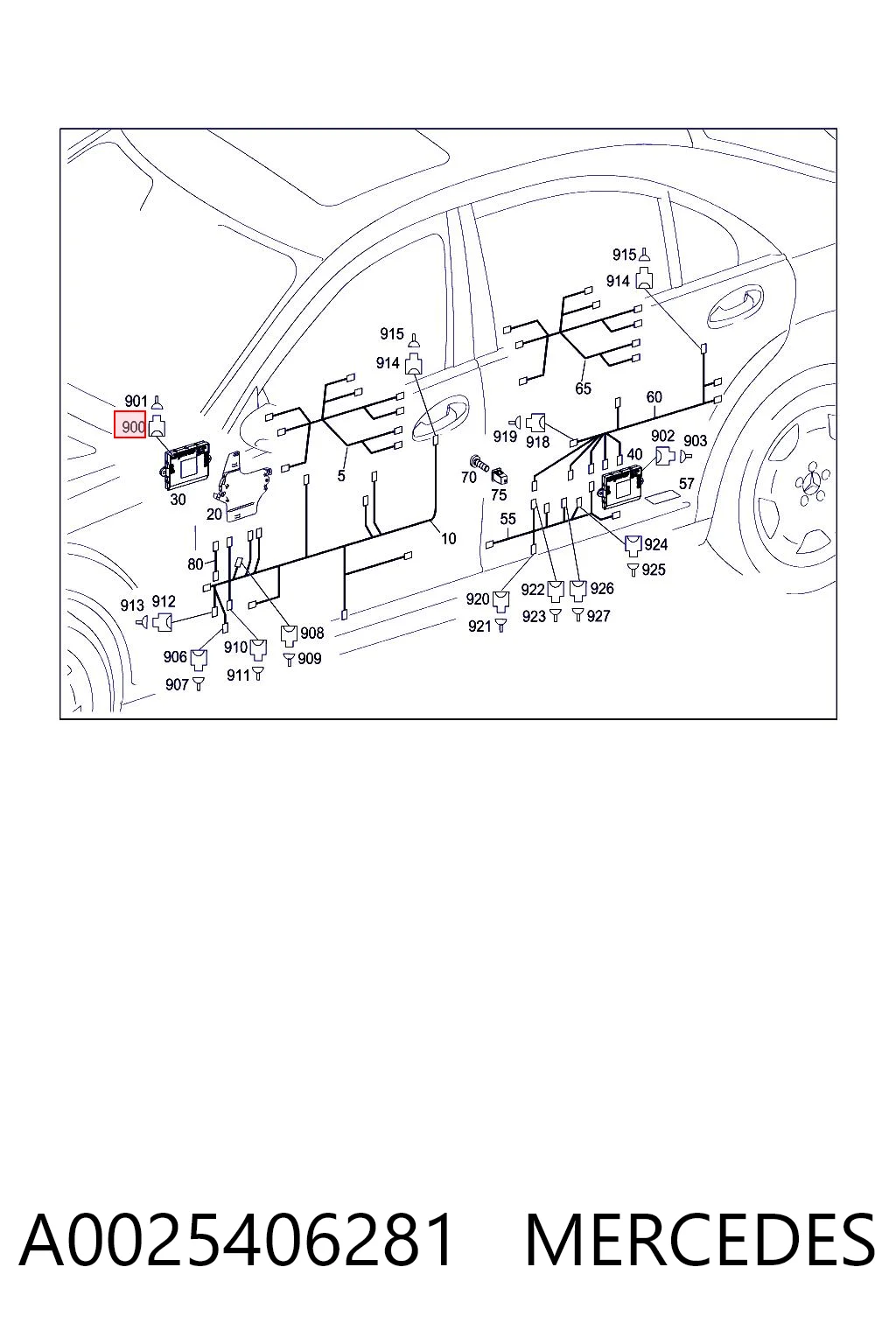 A0025406281 Mercedes