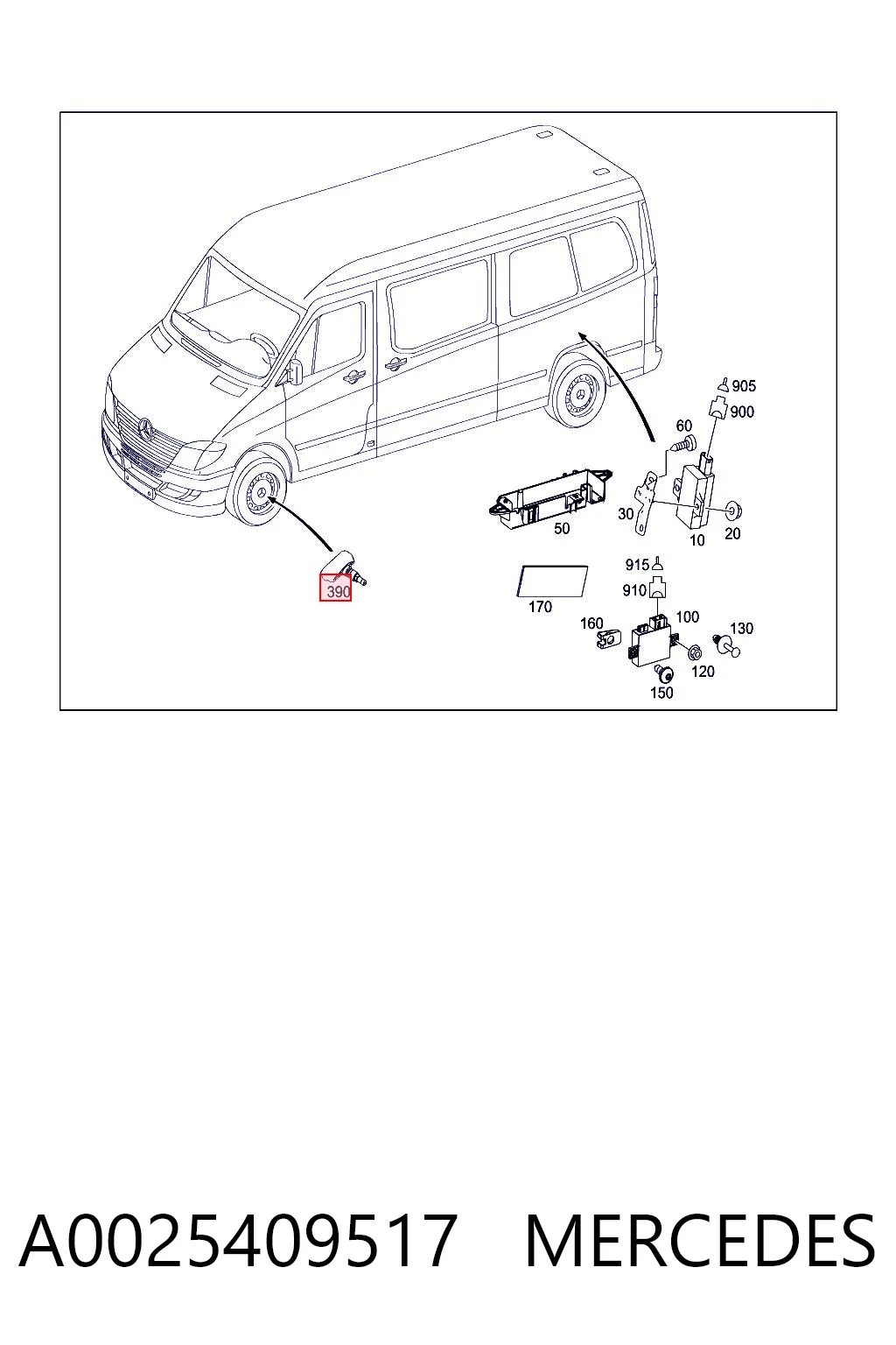 Sensor de pressão de ar nos pneus Volkswagen Crafter 30-35 2E, 2EE, 2EK