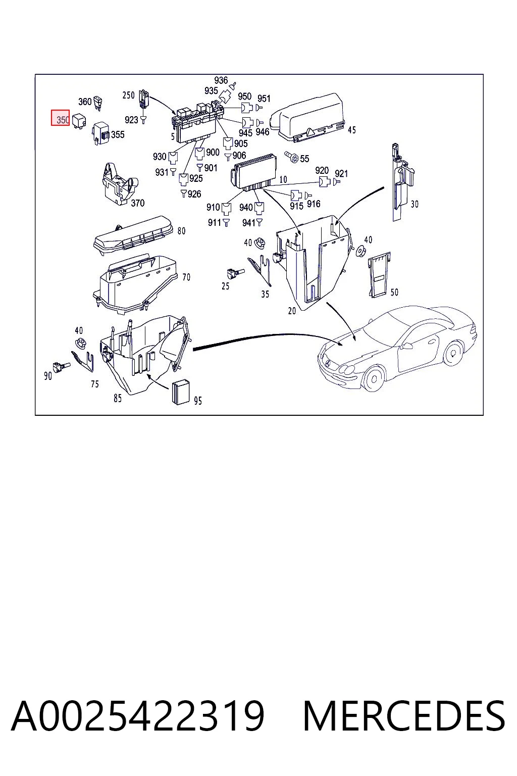 A0025422319 Mercedes