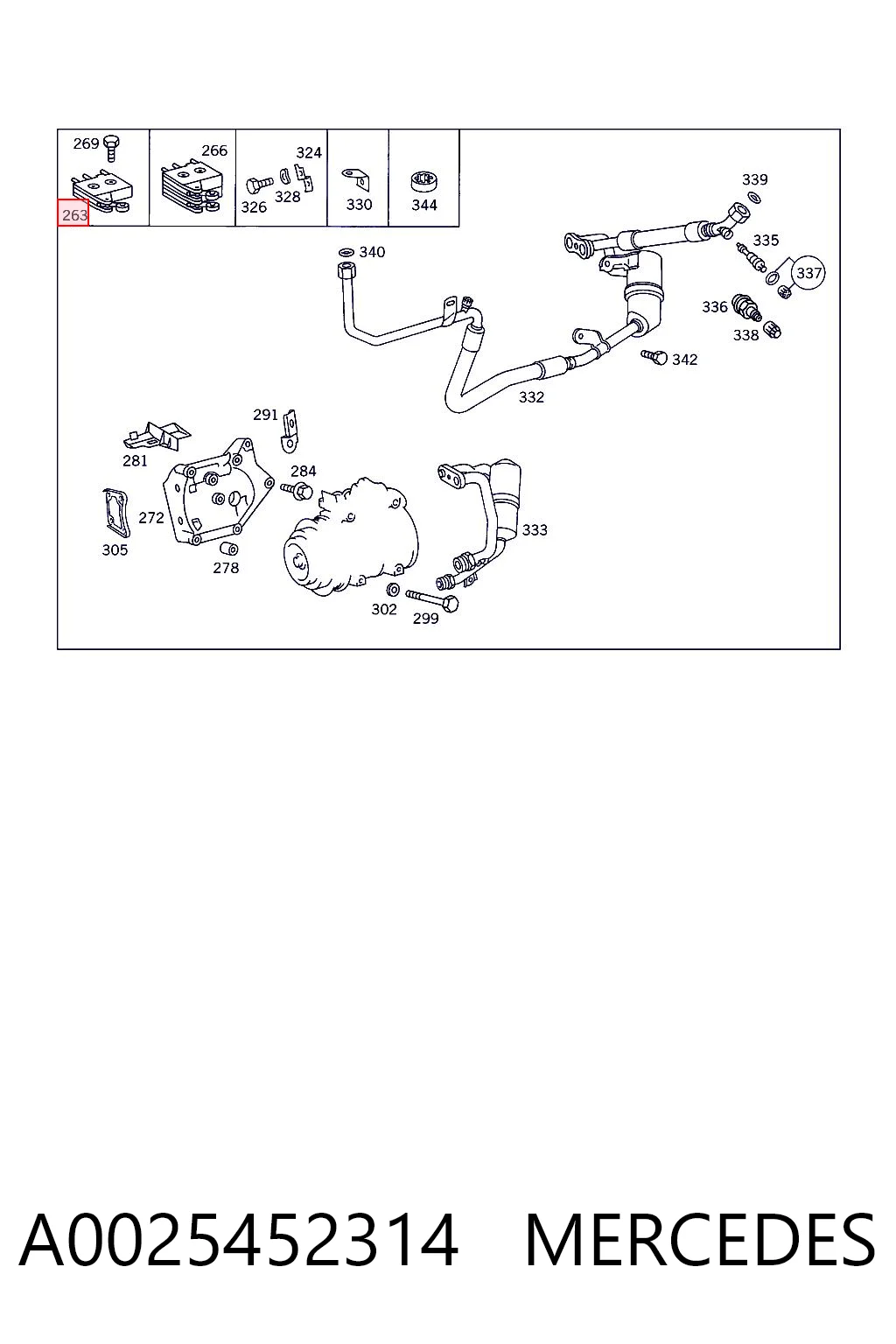 A0025452314 Mercedes