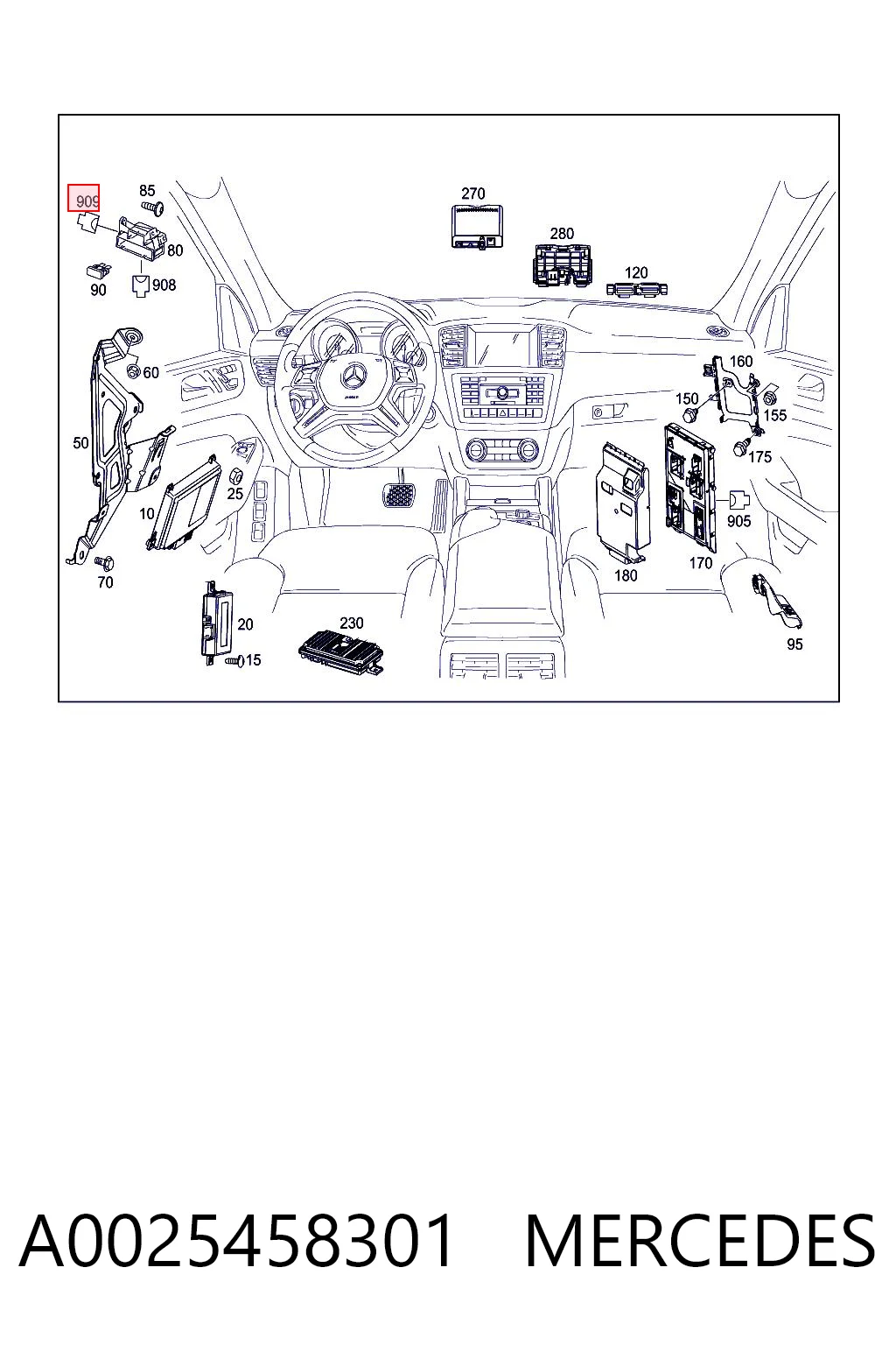 A0025458301 Mercedes
