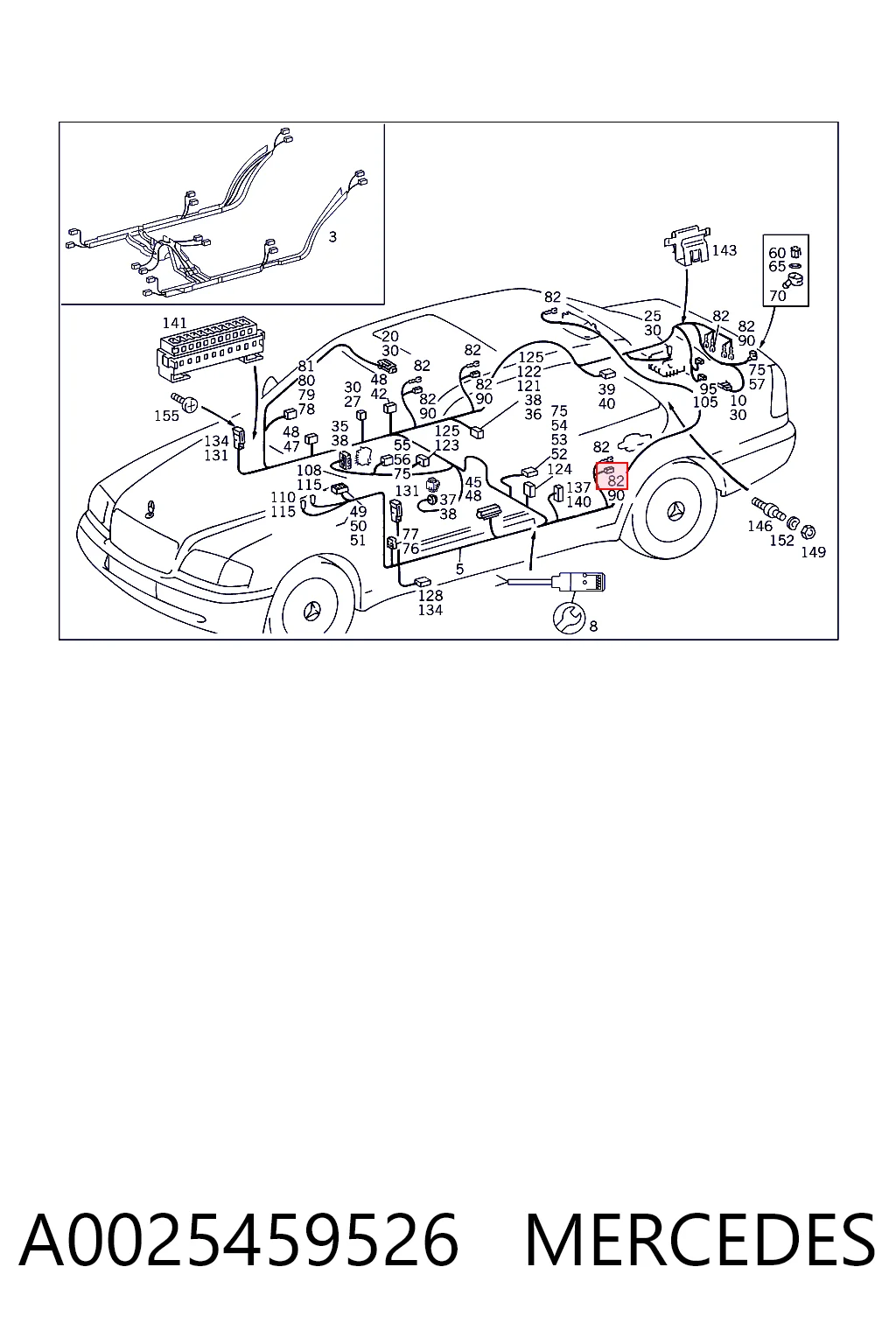 A0025459526 Mercedes