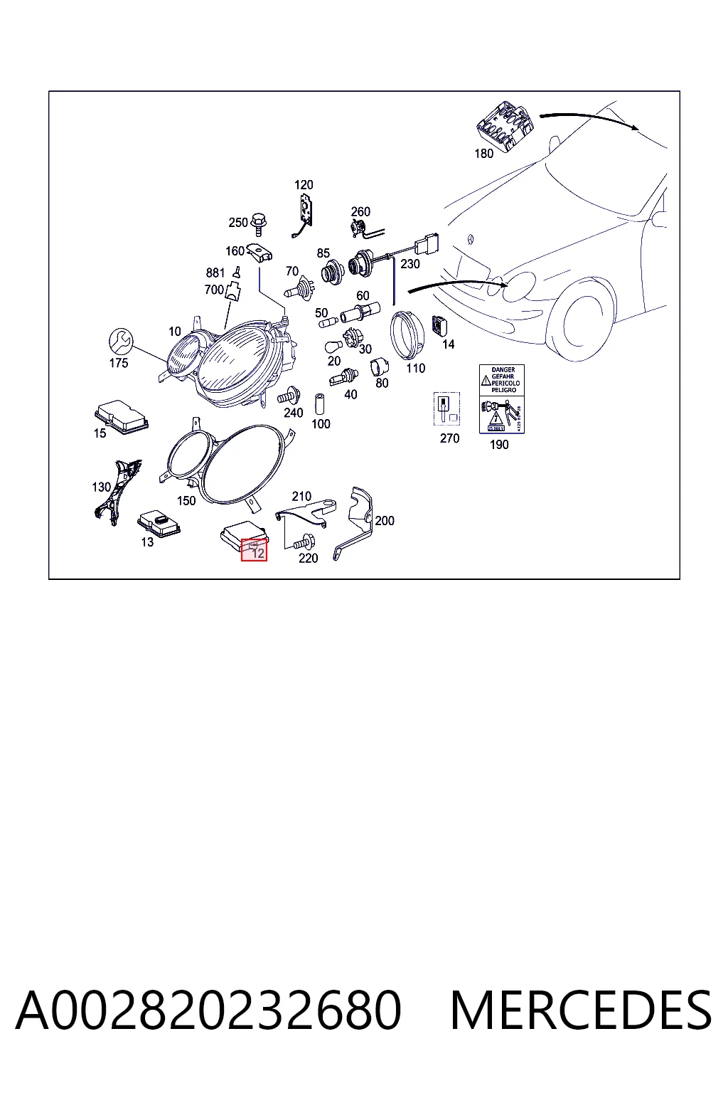A002820232680 Mercedes