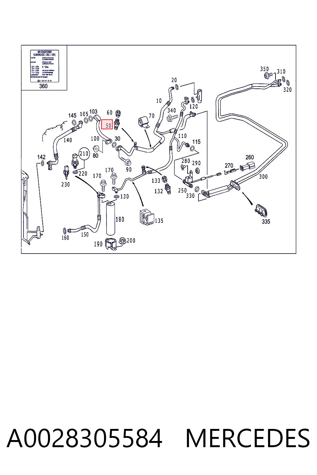 A0028305584 Mercedes
