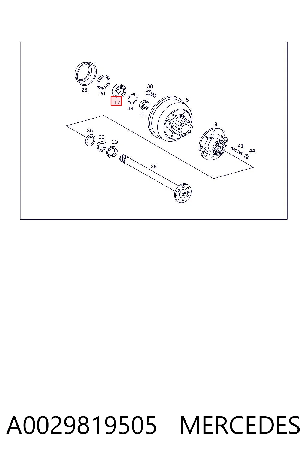 A0029819505 Mercedes
