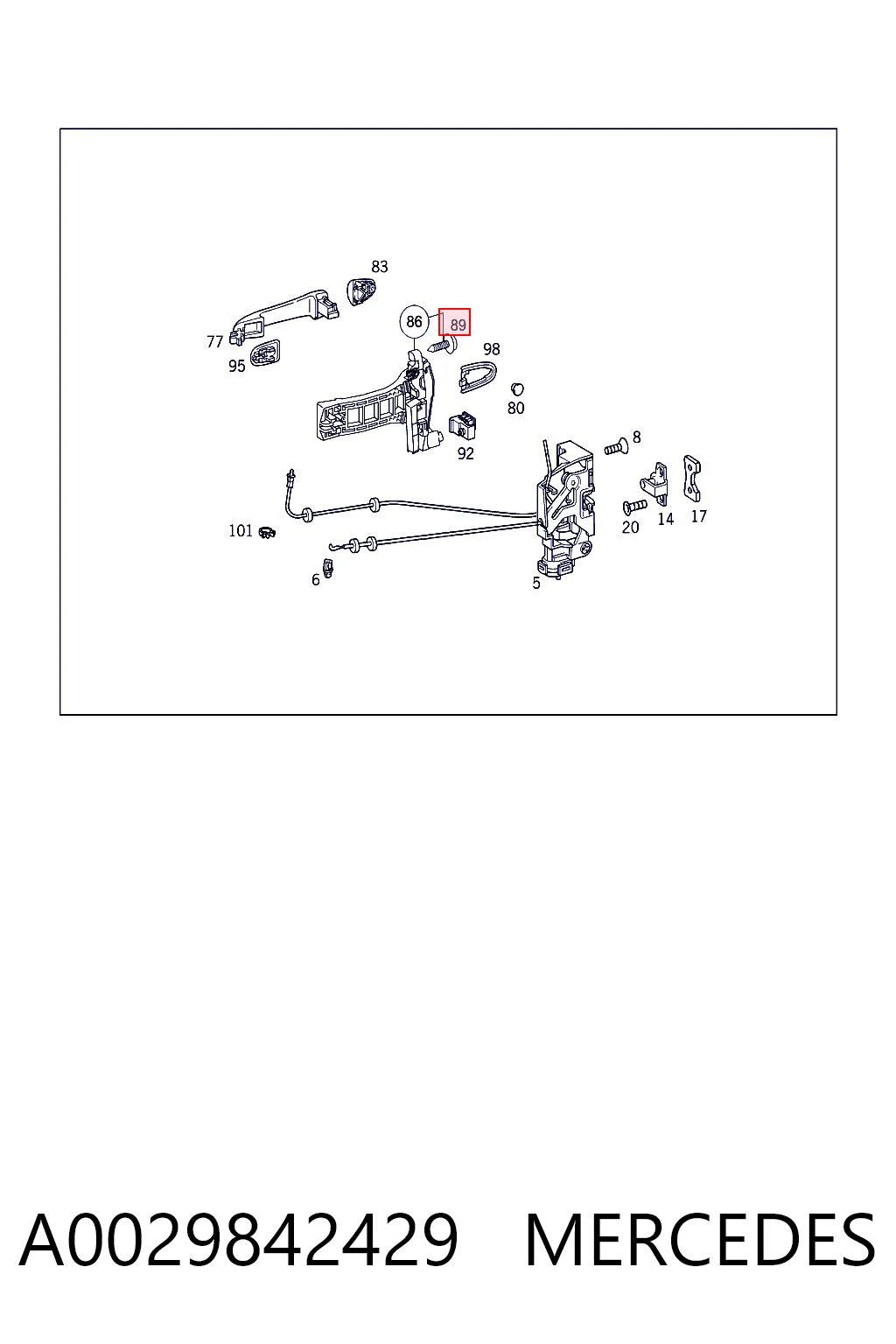 A0029842429 Mercedes