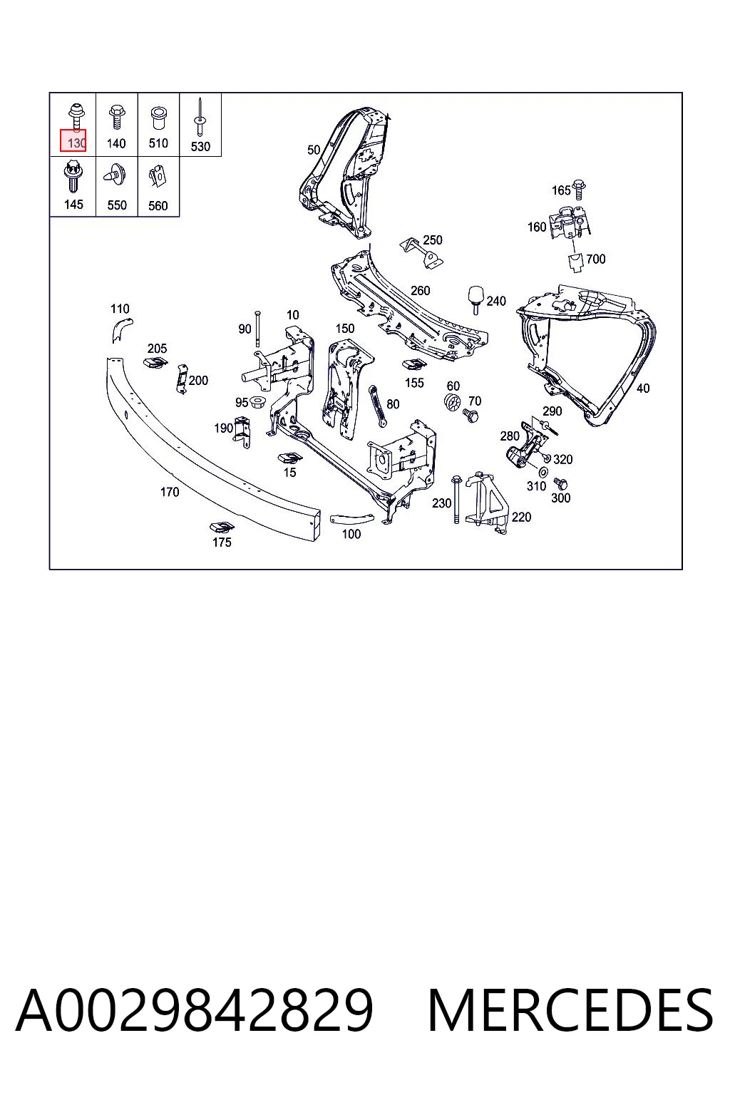 A0029842829 Mercedes