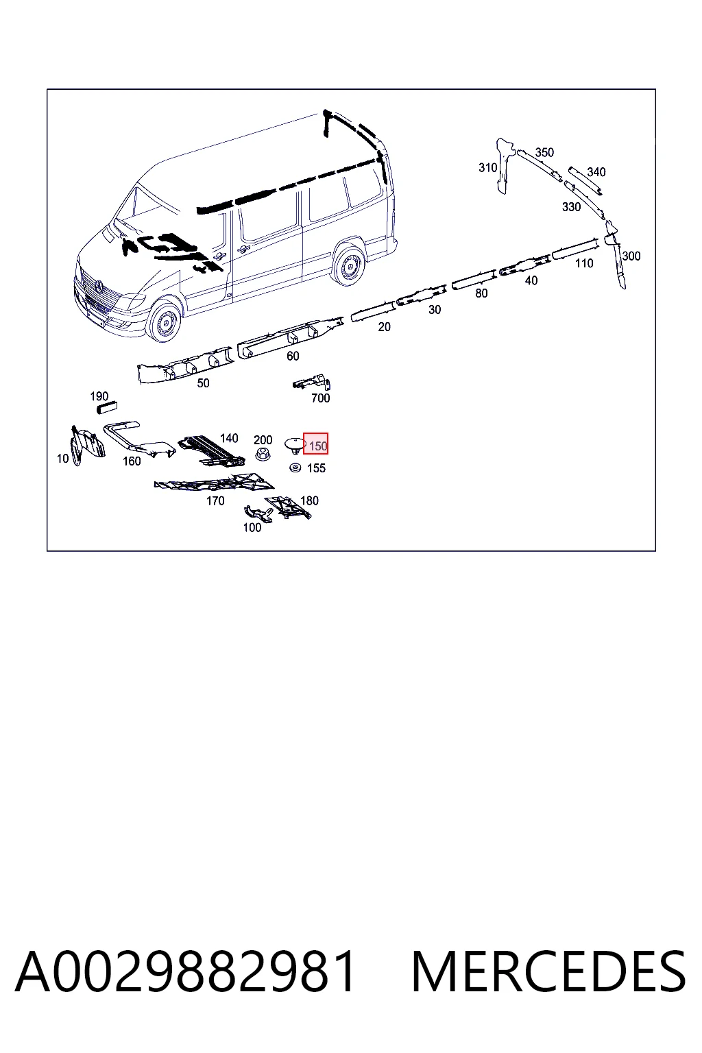 A0029882981 Mercedes