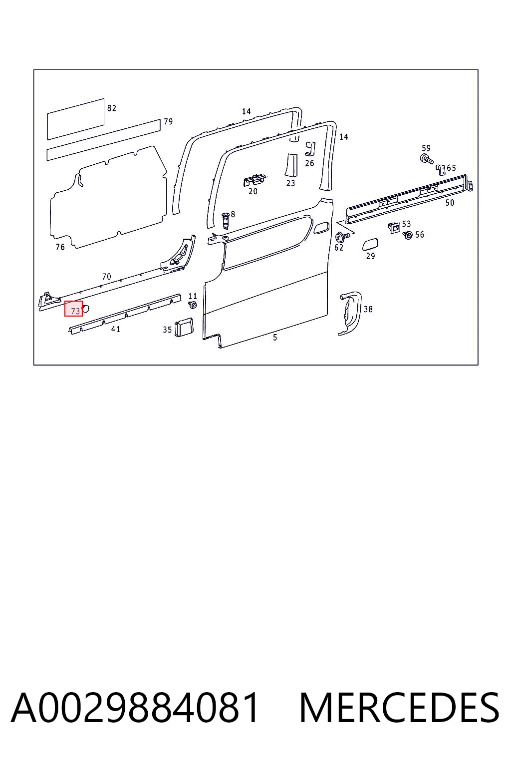 A0029884081 Mercedes