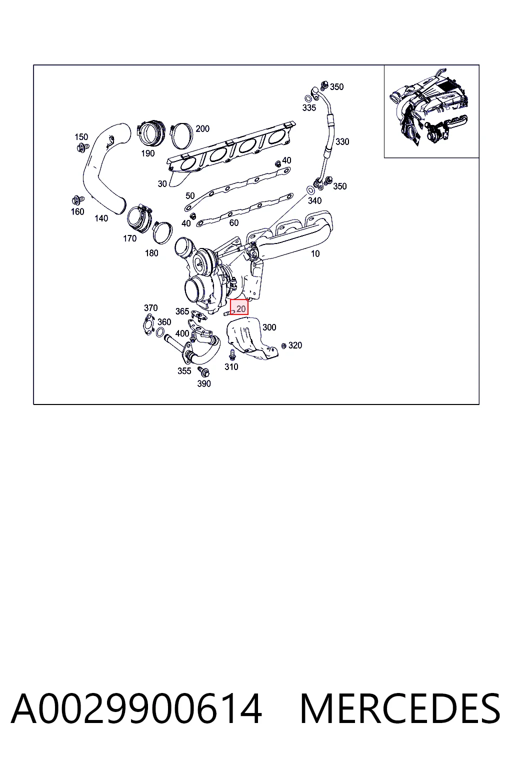 A0029900614 Mercedes
