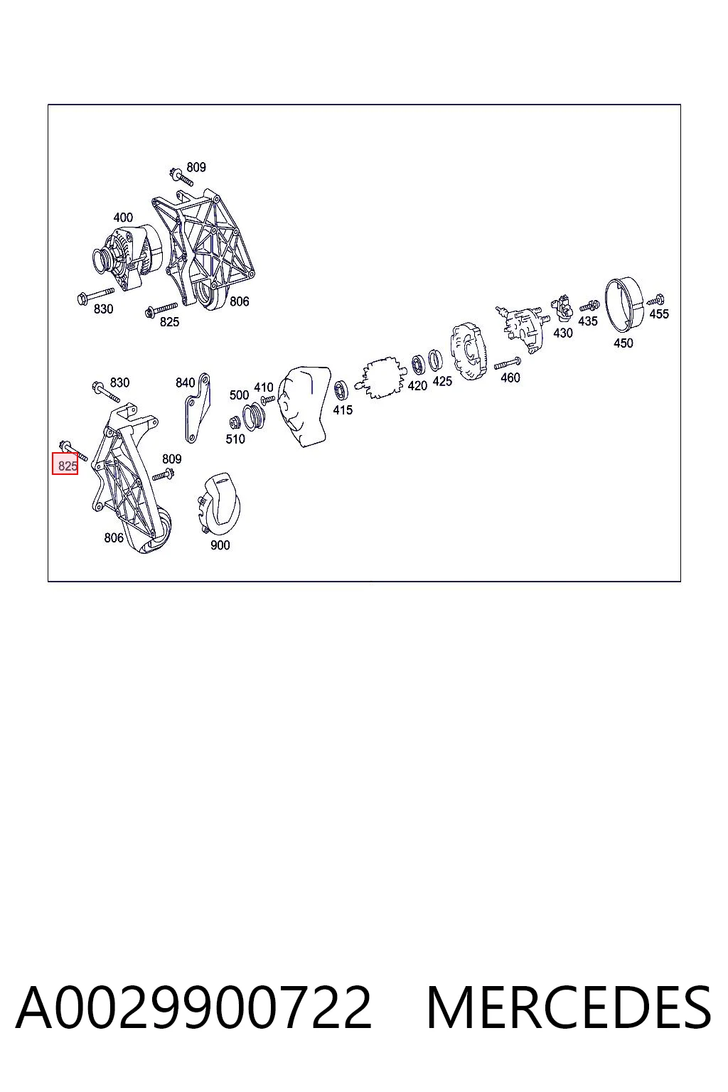 A0029900722 Mercedes