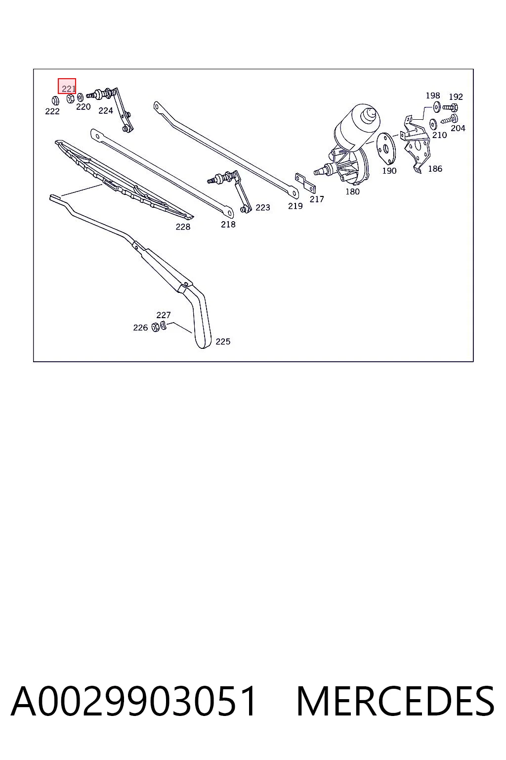 A0029903051 Mercedes