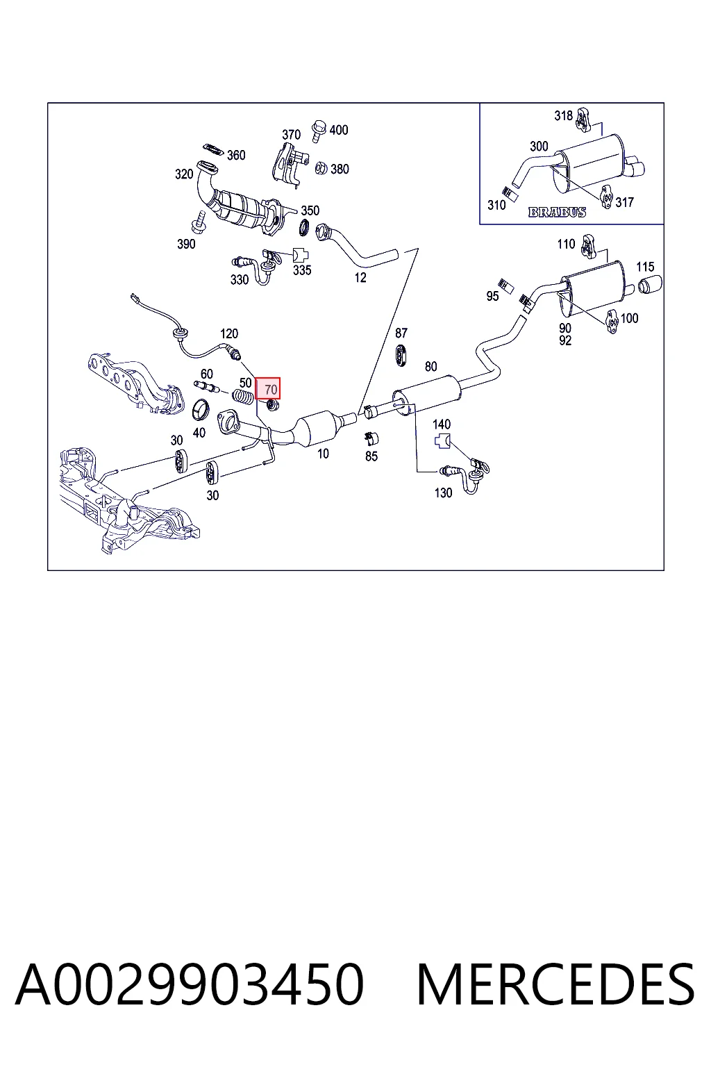 A0029903450 Mercedes