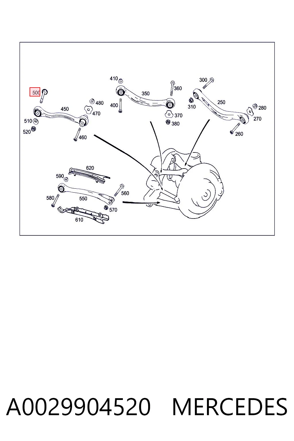 A0029904520 Mercedes
