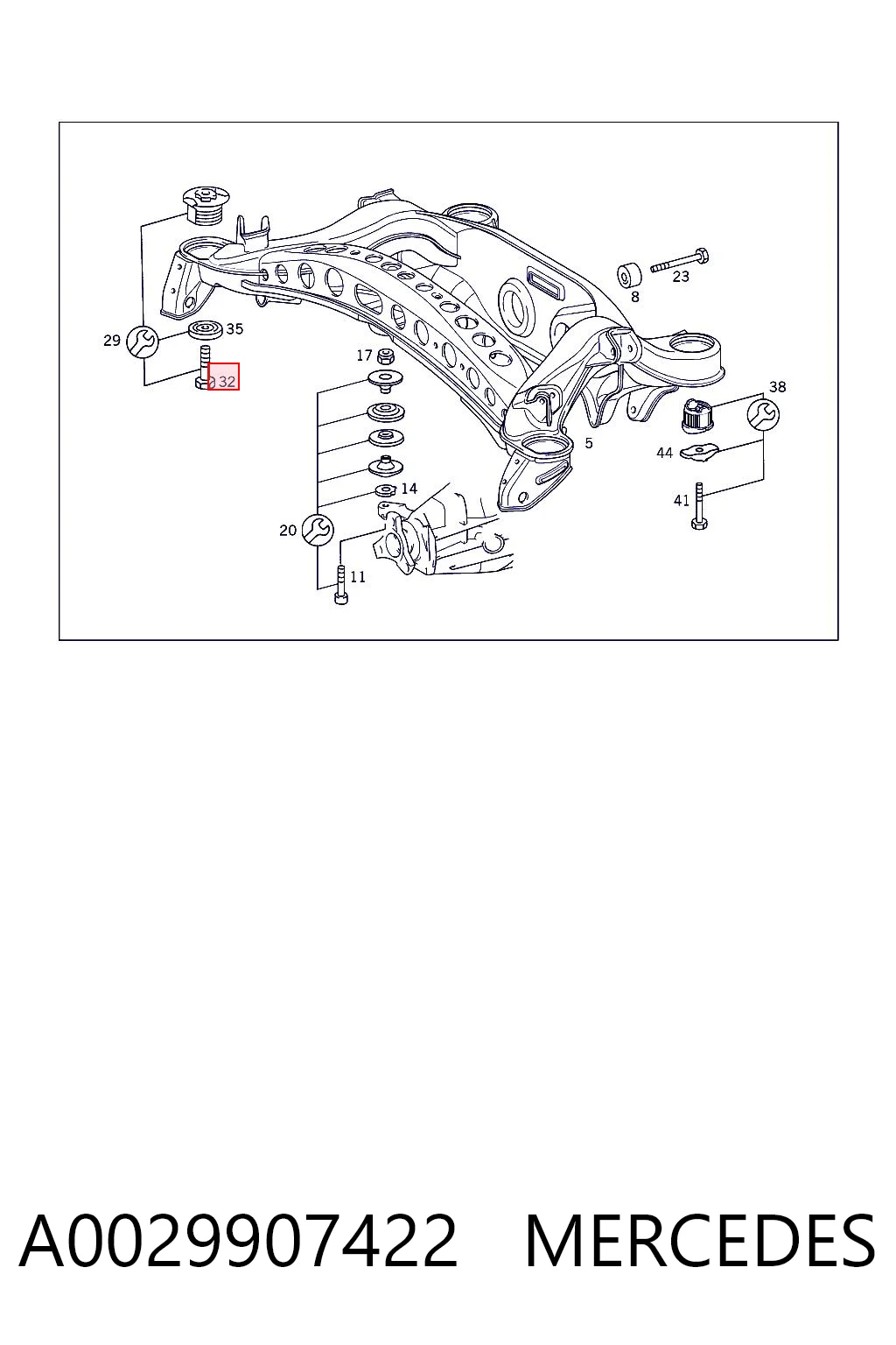 A0029907422 Mercedes