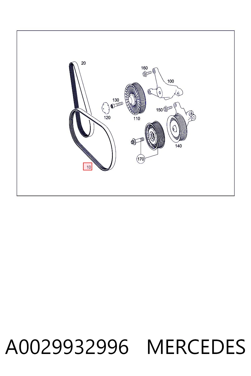 A0029932996 Mercedes