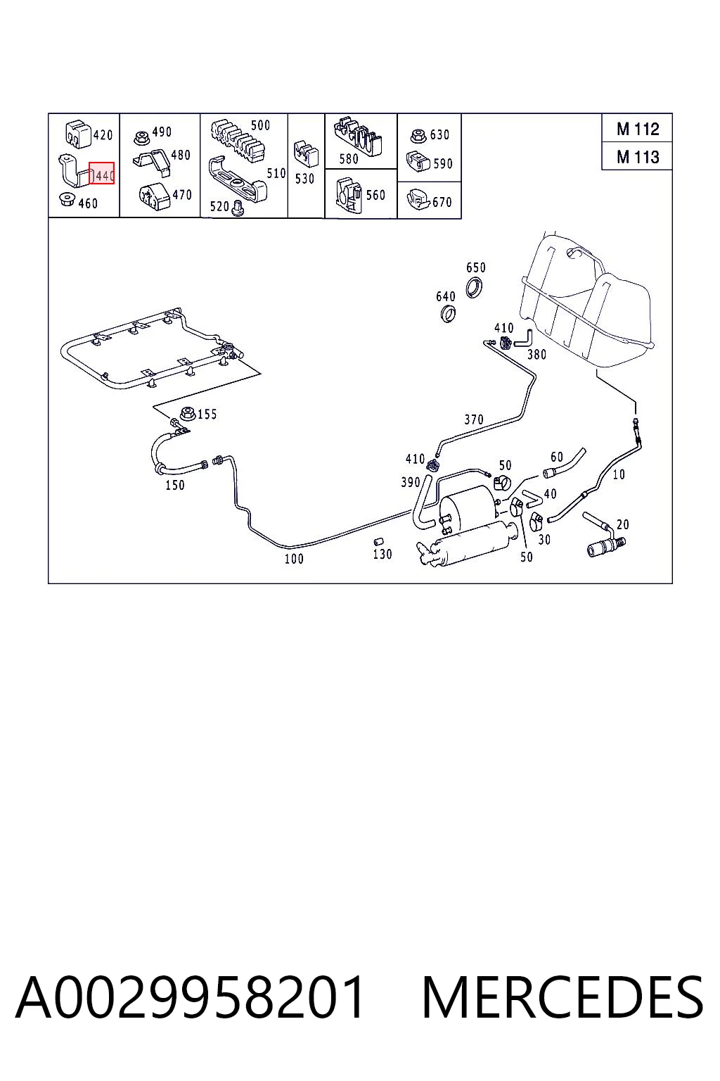 A0029958201 Mercedes