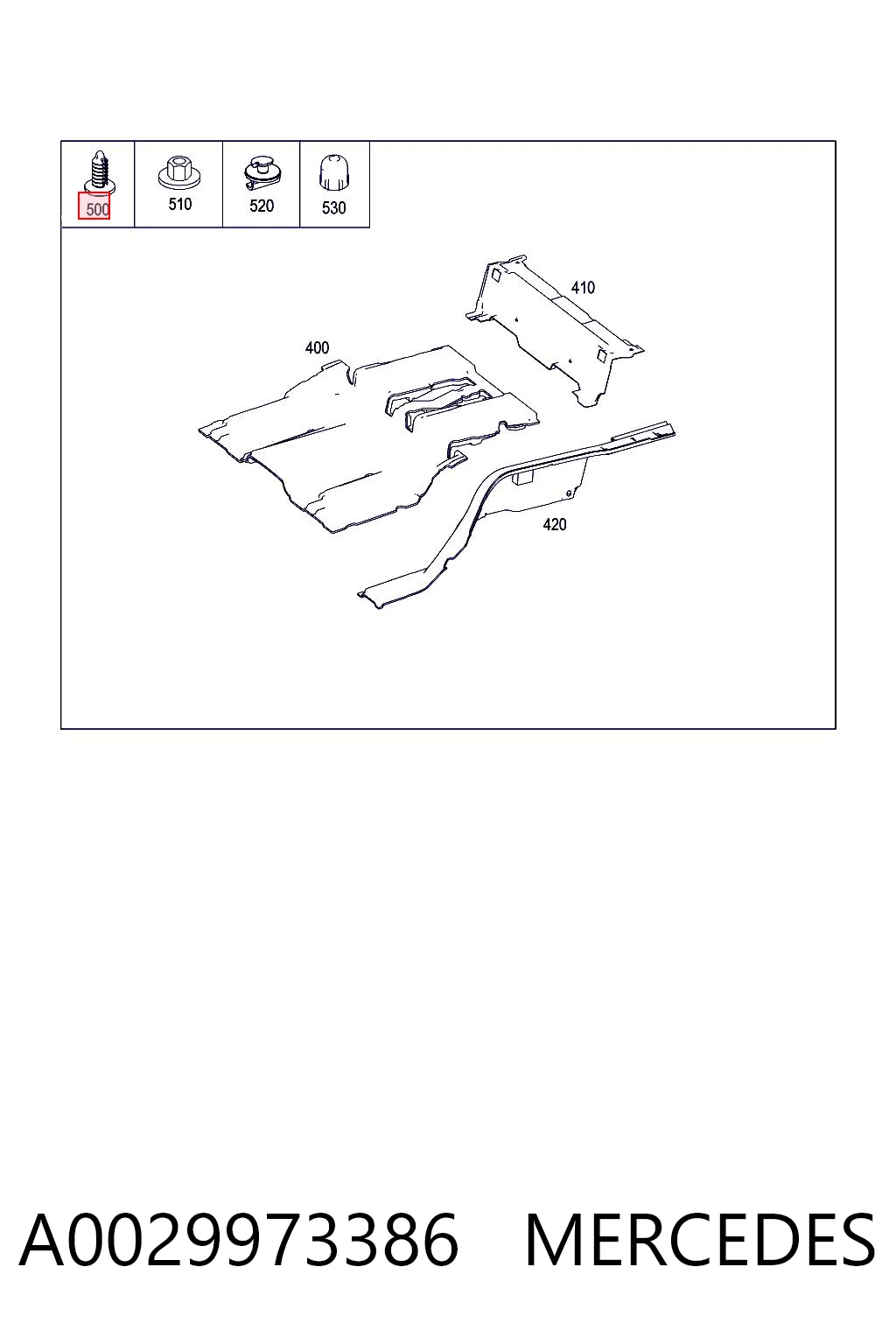 A0029973386 Mercedes