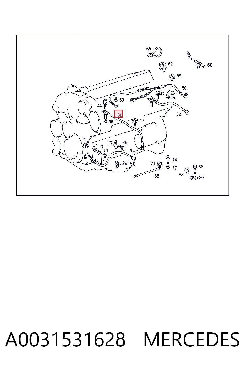 A0031531628 Mercedes