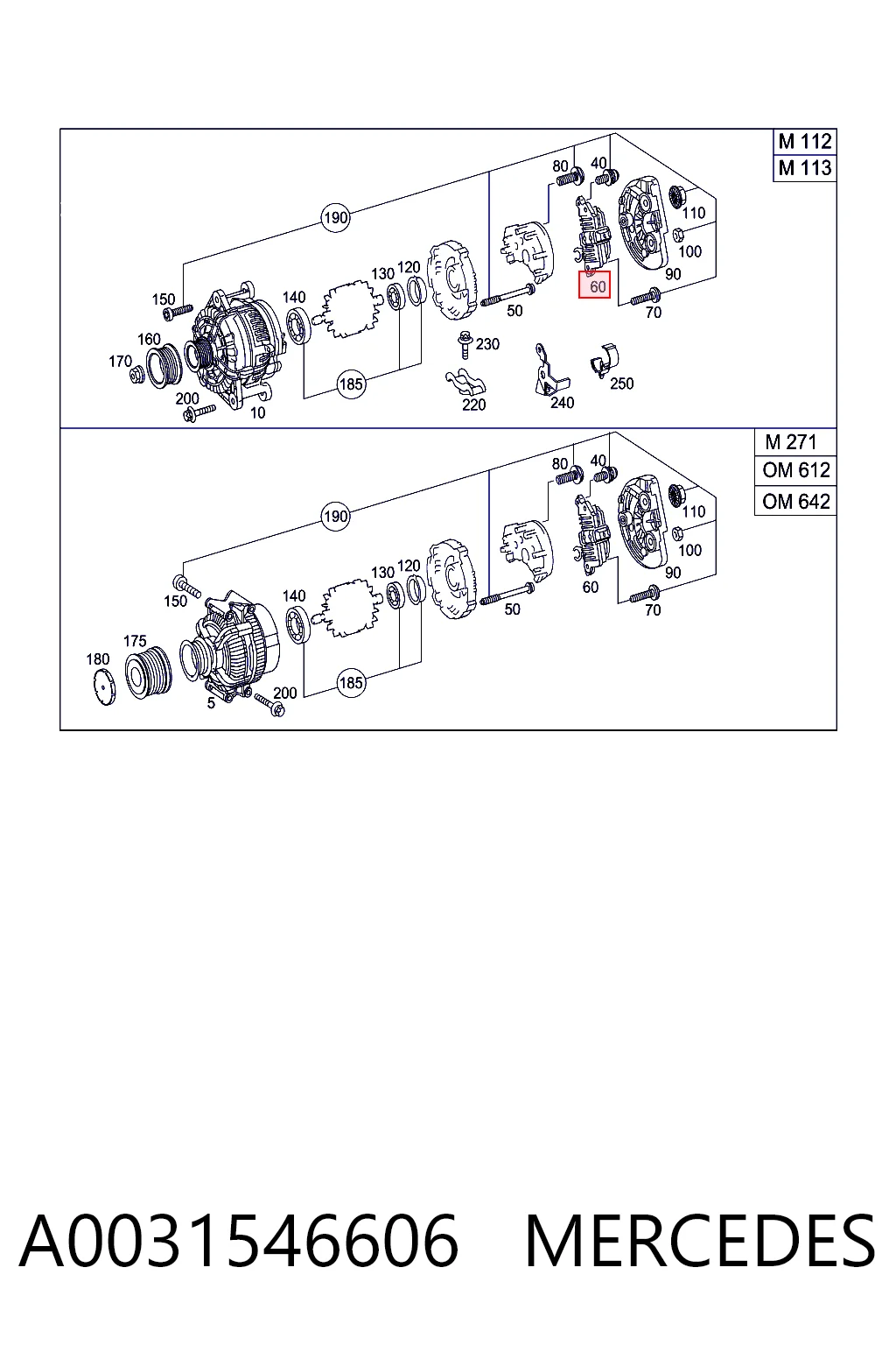 A0031546606 Mercedes
