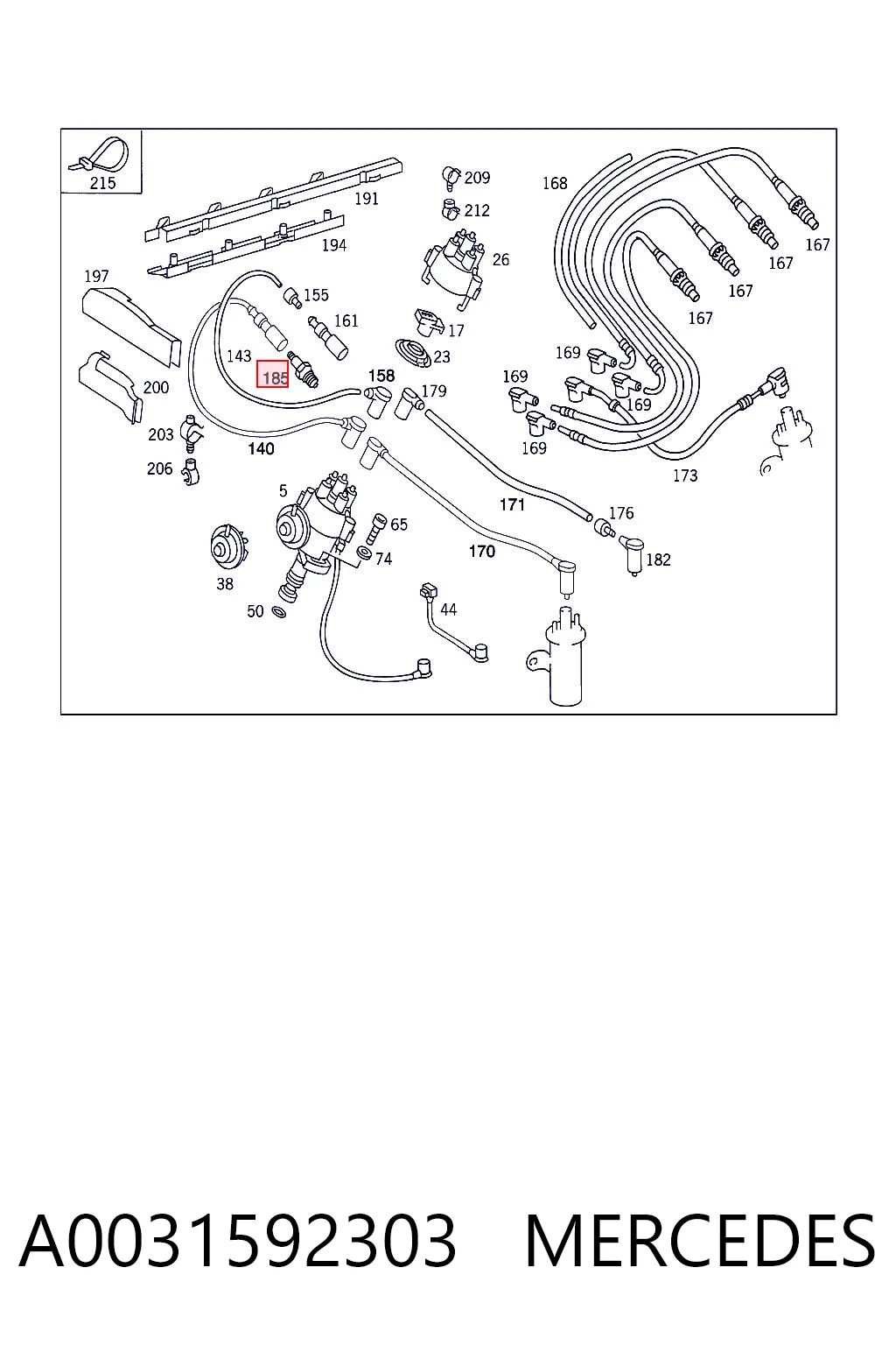 A0031592303 Mercedes