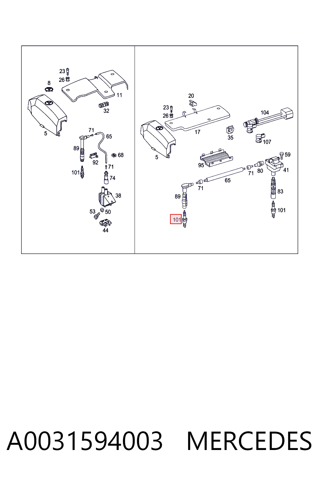 A0031594003 Mercedes