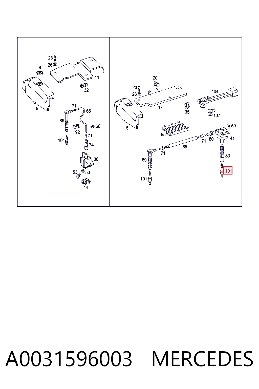 A0031596003 Mercedes