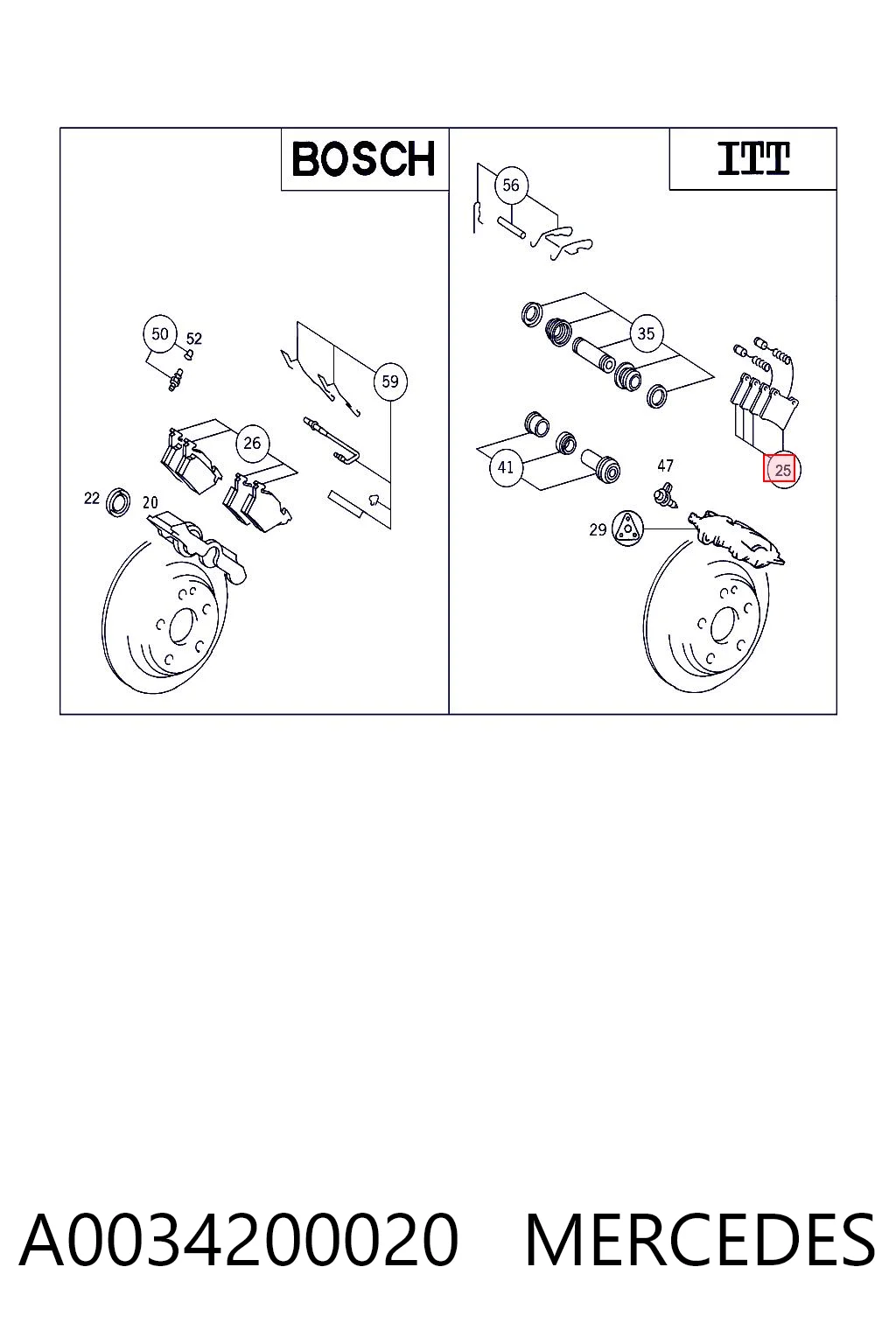 A0034200020 Mercedes