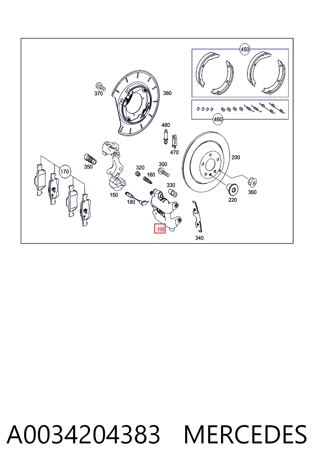 A0034204383 Mercedes