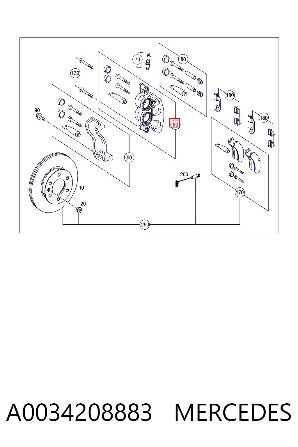 A0034208883 Mercedes