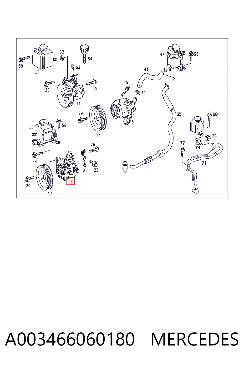 A003466060180 Mercedes