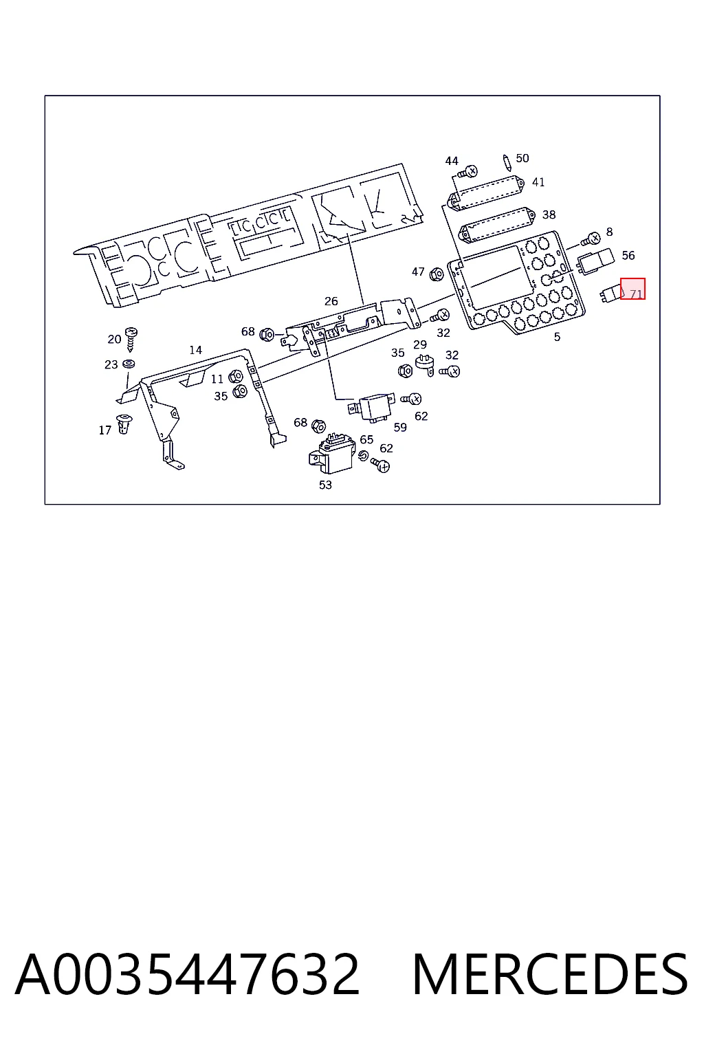 A0035447632 Mercedes