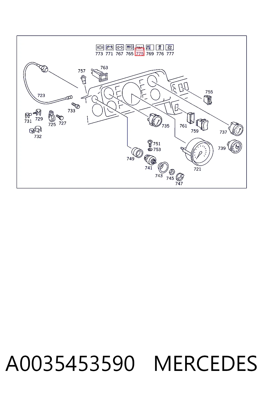 A0035453590 Mercedes