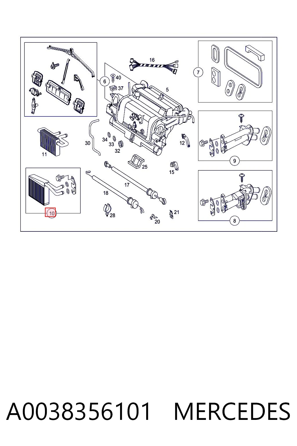 A0038356101 Mercedes