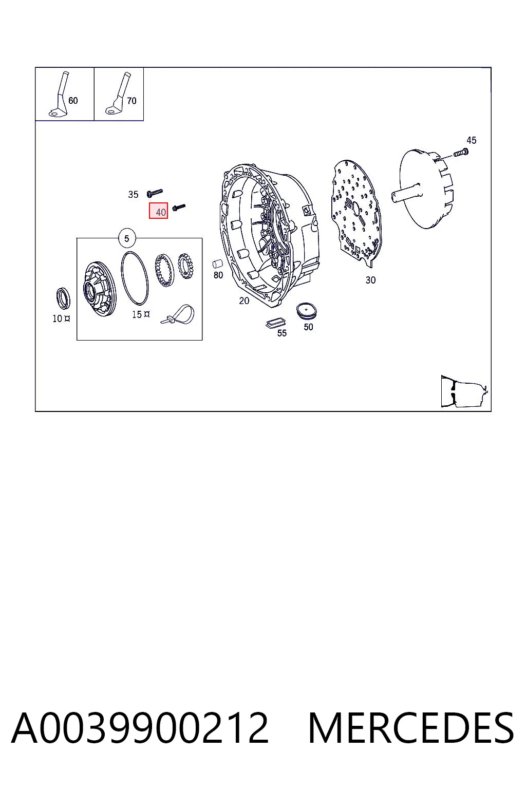 A0039900212 Mercedes