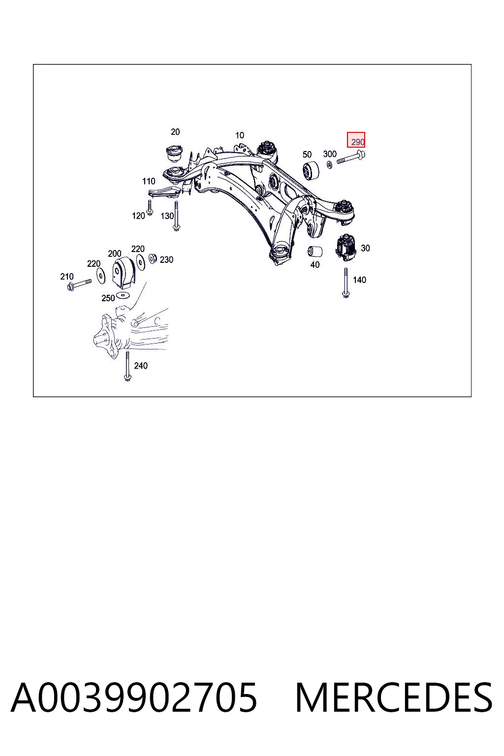 A0039902705 Mercedes