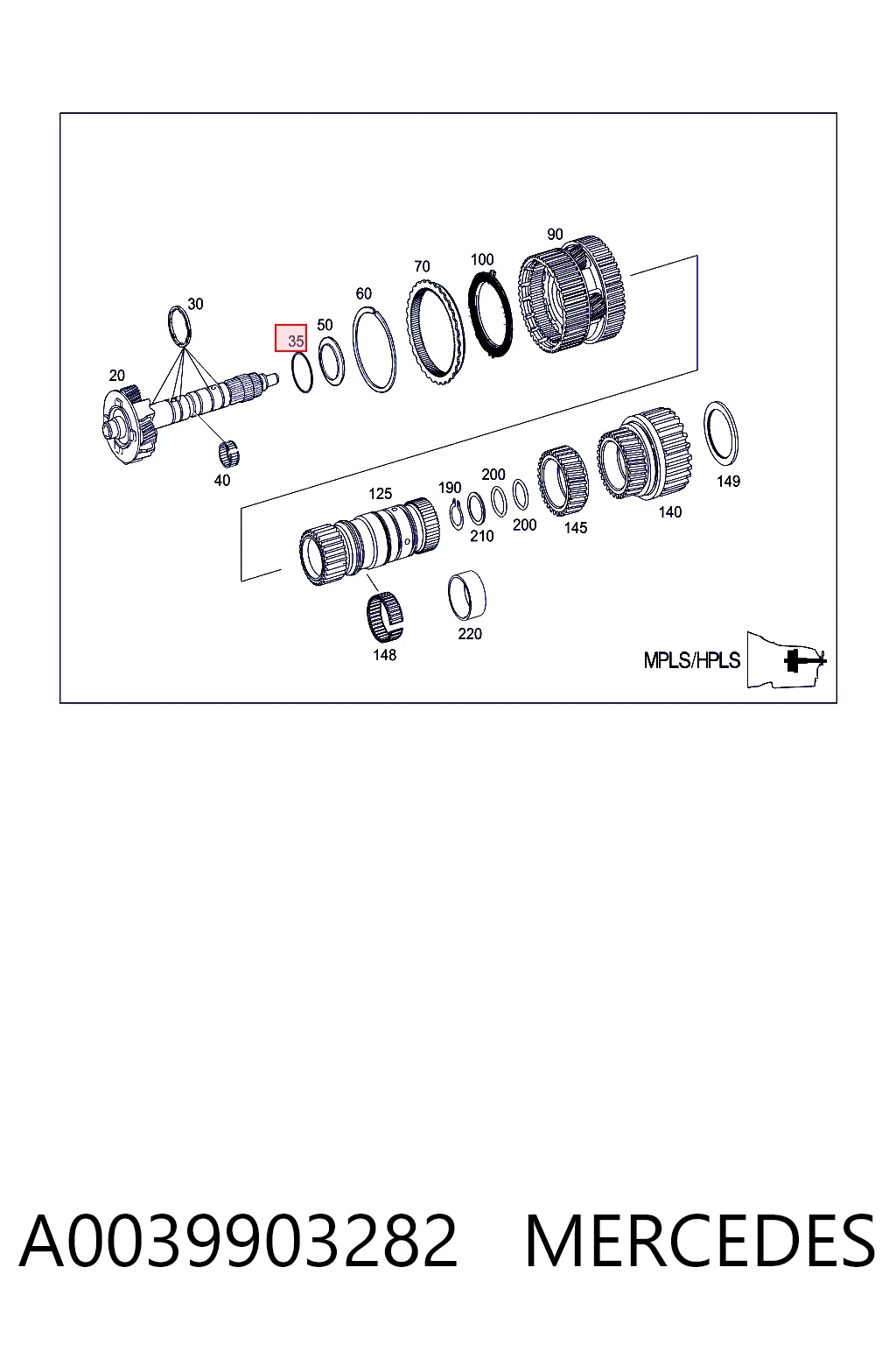 A0039903282 Mercedes
