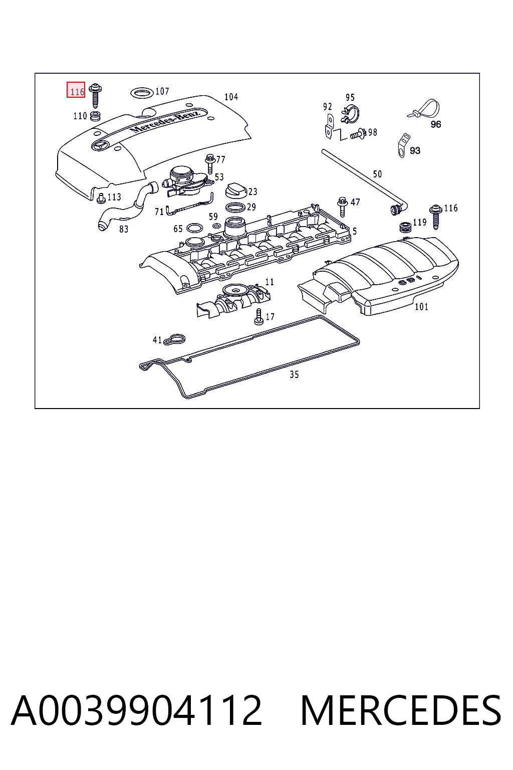 A0039904112 Mercedes